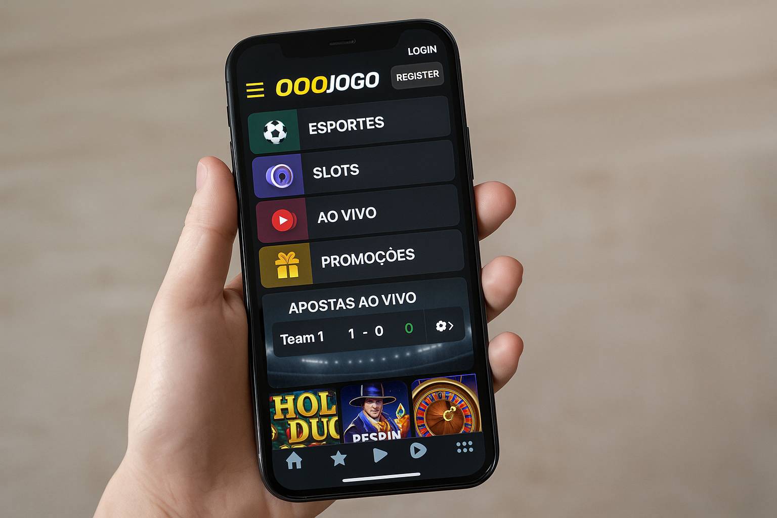 Baixar o OOOJOGO Cassino App